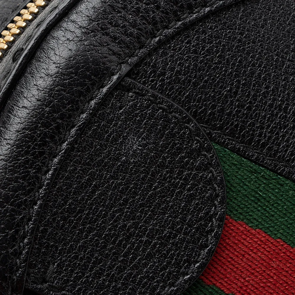 Gucci Leather Ophidia Round Mini Shoulder Bag (SHF-21339)
