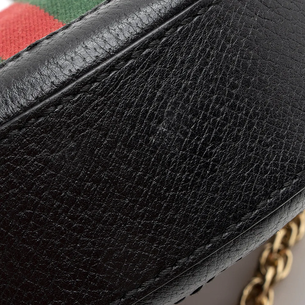 Gucci Leather Ophidia Round Mini Shoulder Bag (SHF-21339)