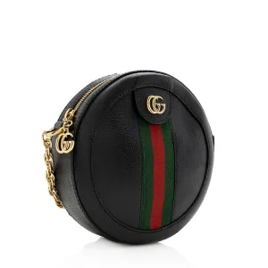 Gucci Leather Ophidia Round Mini Shoulder Bag (SHF-21339)
