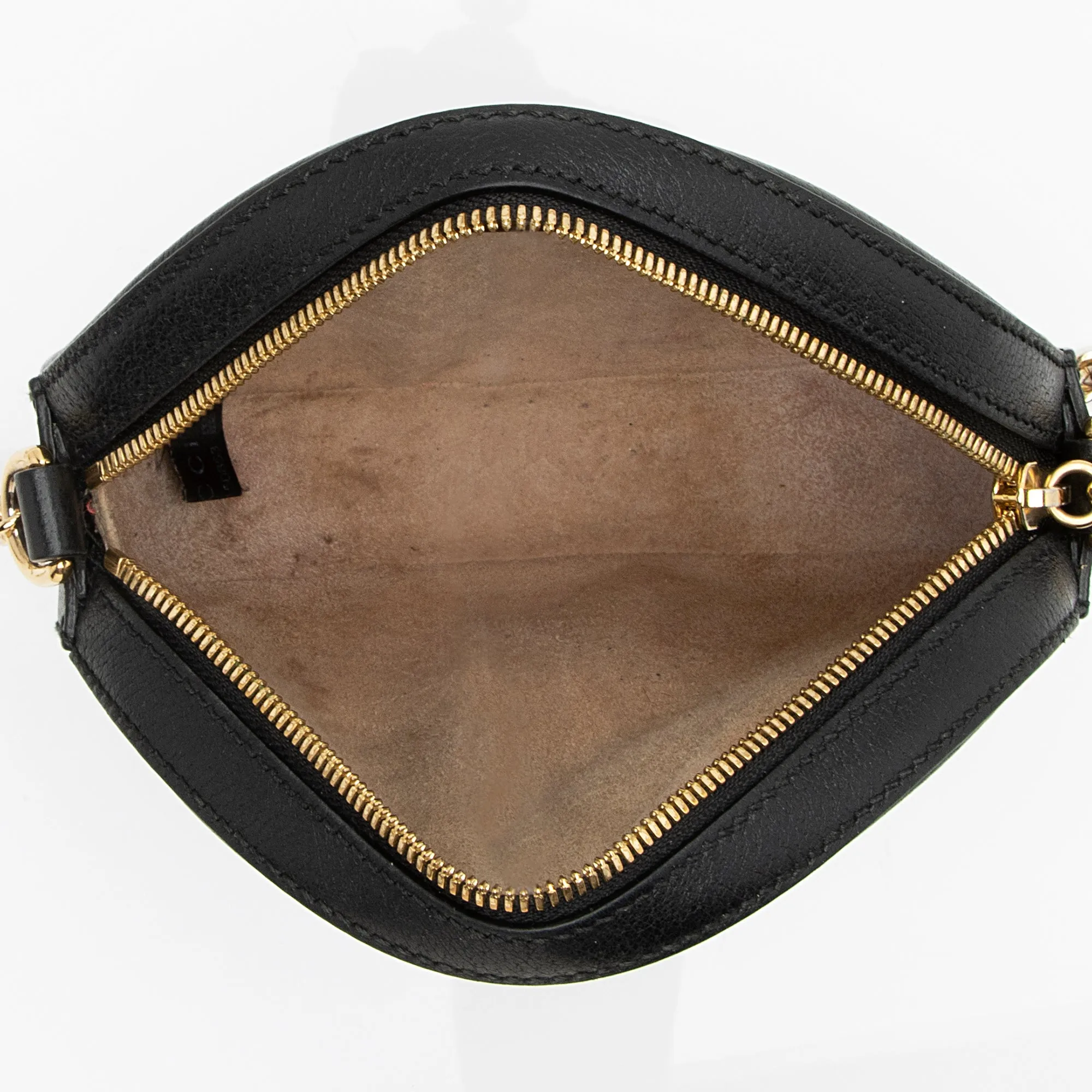 Gucci Leather Ophidia Round Mini Shoulder Bag (SHF-23807)