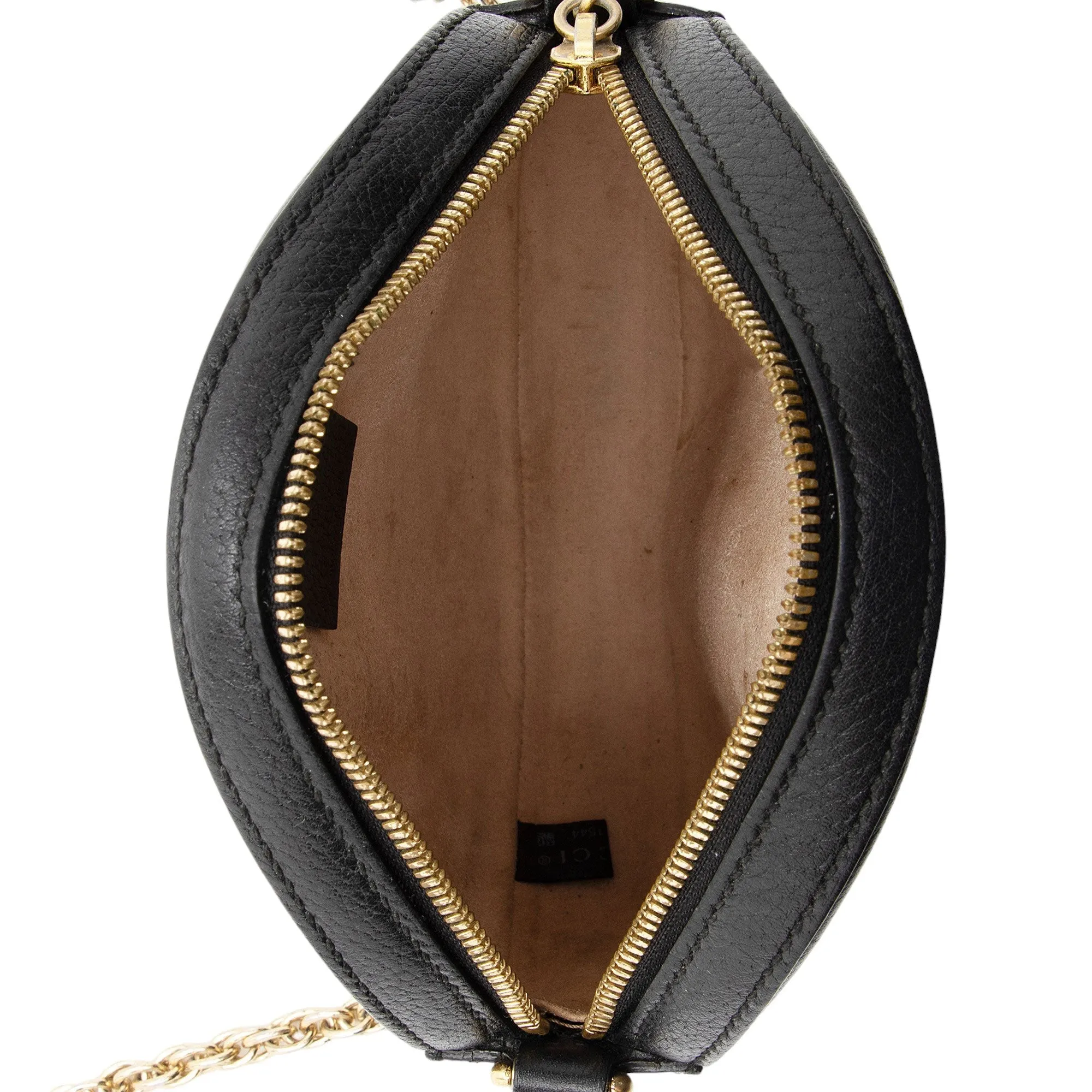 Gucci Leather Ophidia Round Mini Shoulder Bag (SHF-xLECaW)