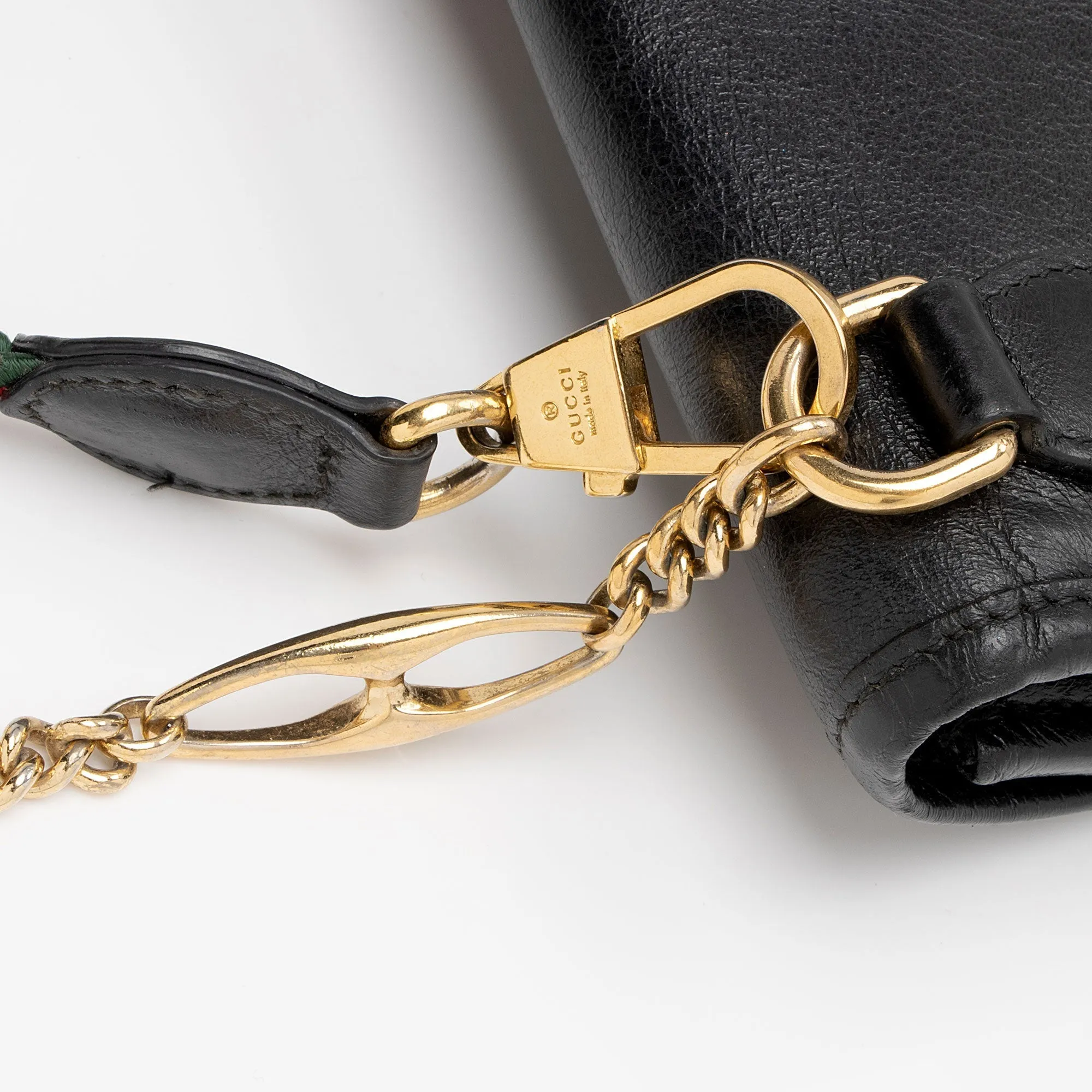 Gucci Leather Rajah Small Shoulder Bag (SHF-T9JpnW)