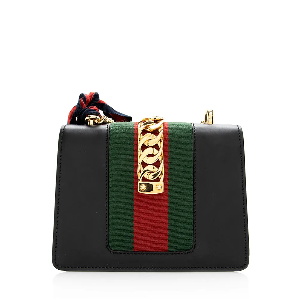 Gucci Leather Sylvie Small Shoulder Bag - FINAL SALE (SHF-19031)