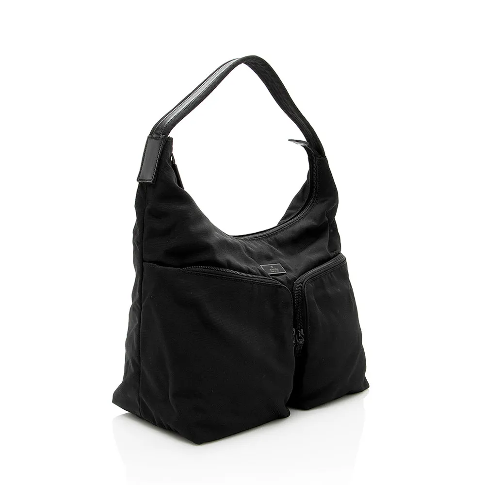 Gucci Nylon Pocket Hobo (SHF-19926)