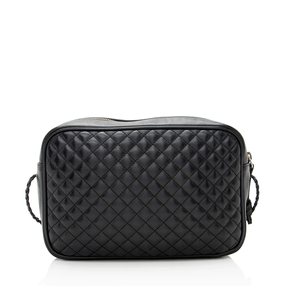 Gucci Quilted Leather Trapuntata Small Shoulder Bag (SHF-20180)