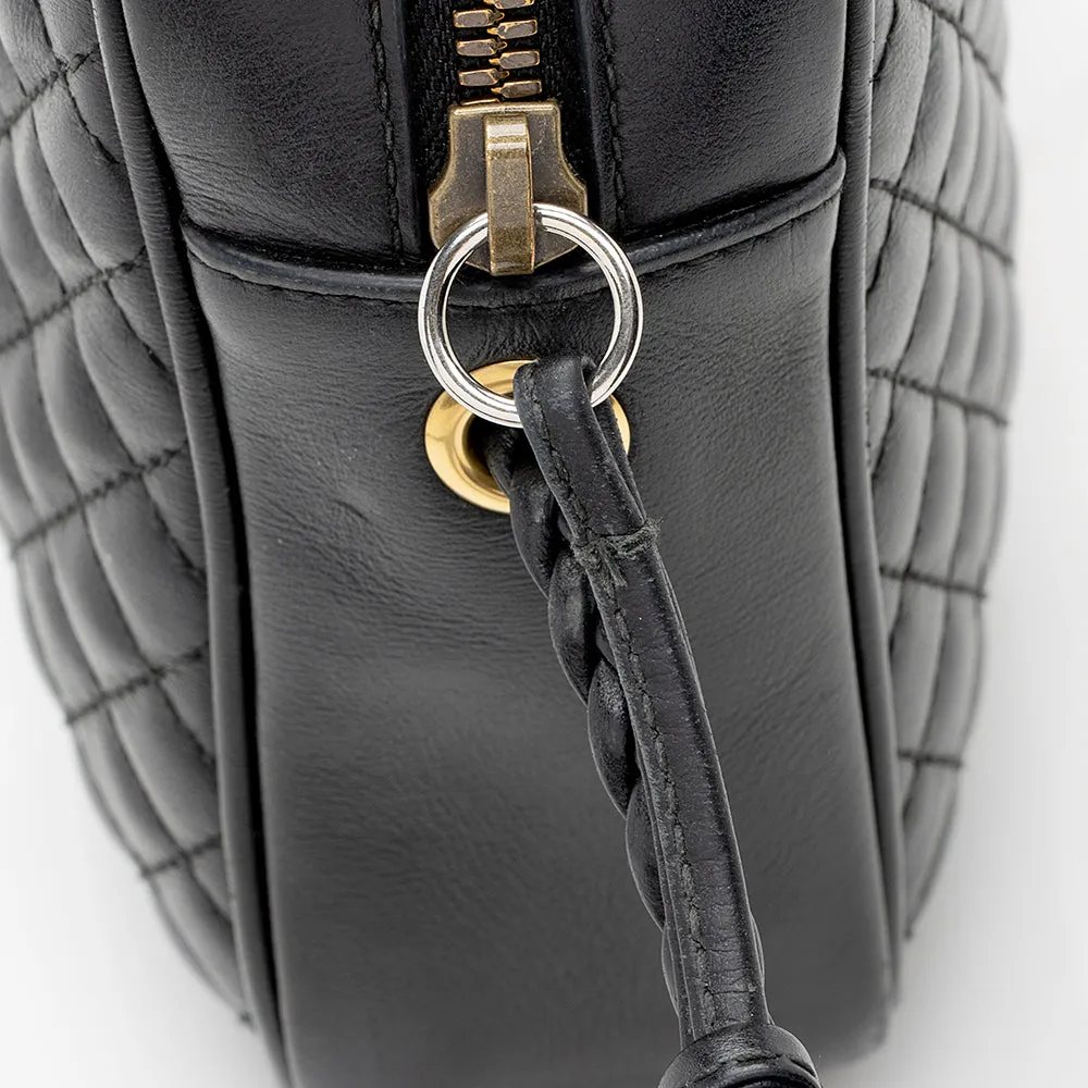 Gucci Quilted Leather Trapuntata Small Shoulder Bag (SHF-20180)