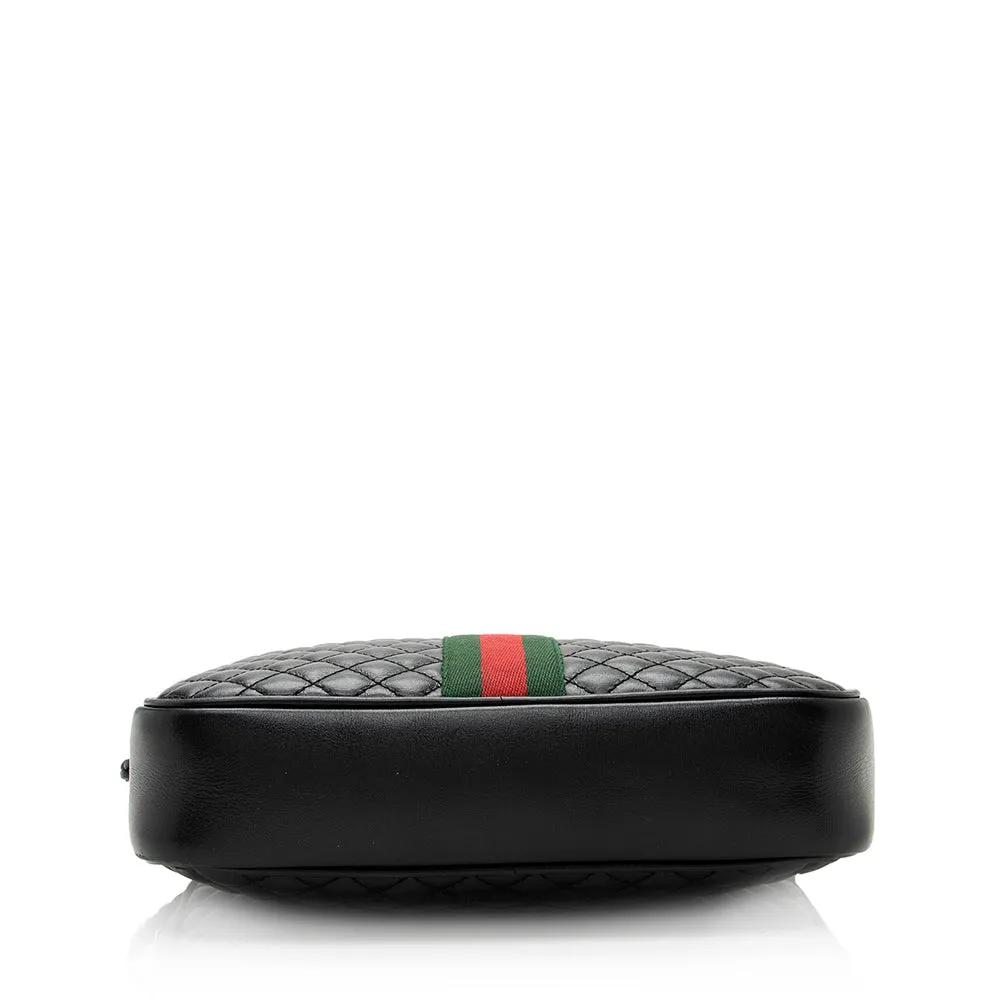 Gucci Quilted Leather Trapuntata Small Shoulder Bag (SHF-20469)