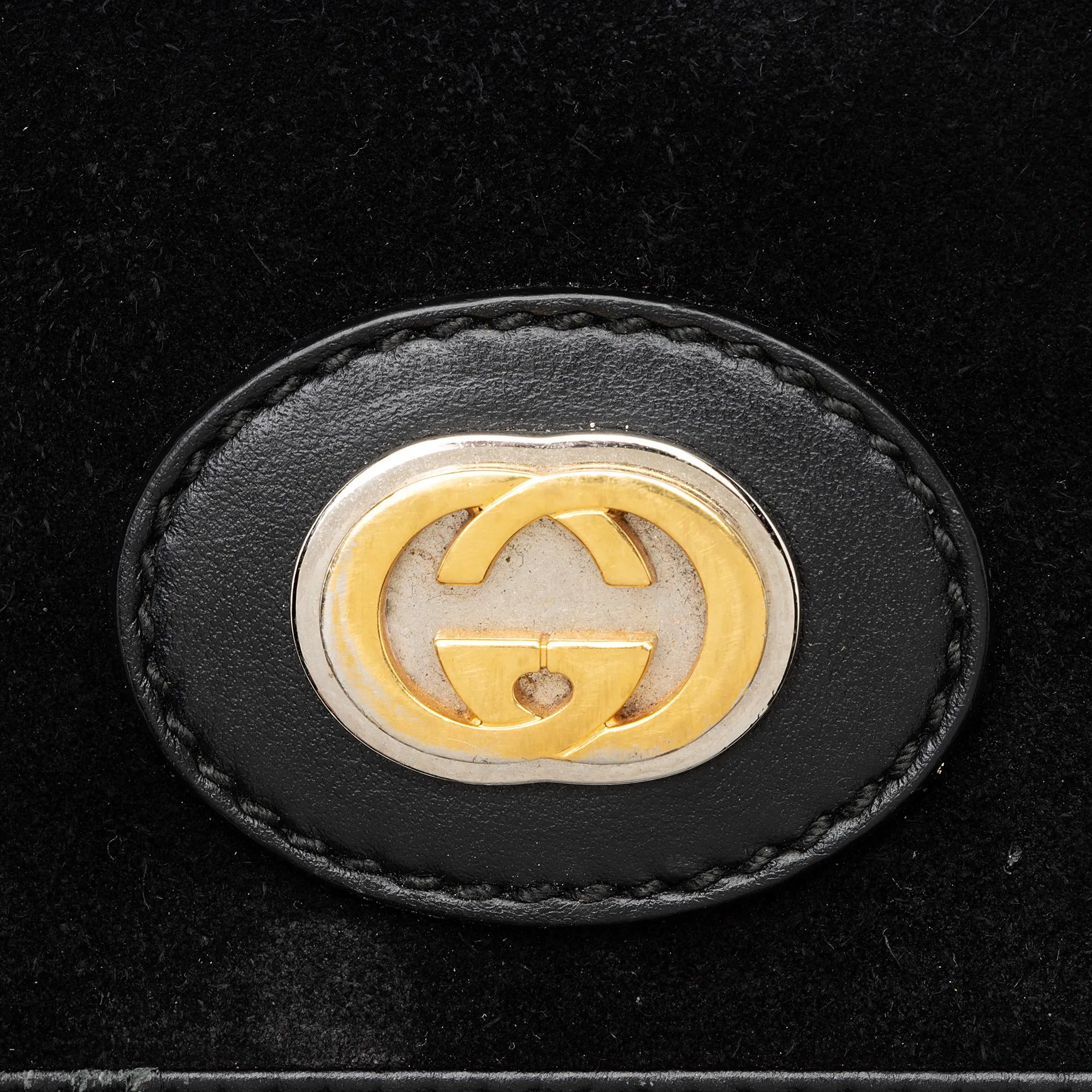 Gucci Suede Interlocking G Morpheus Messenger Bag (SHF-23645)