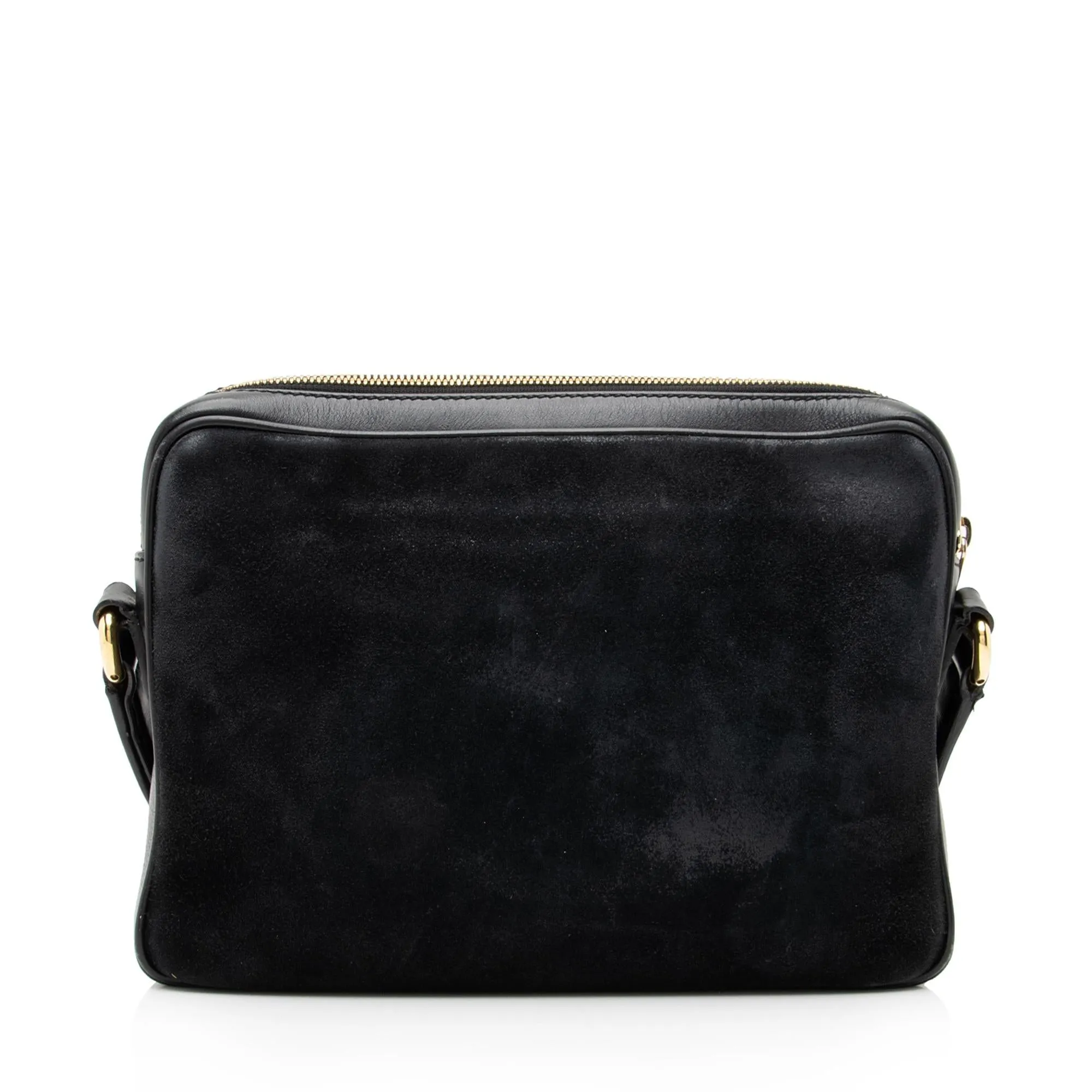 Gucci Suede Interlocking G Morpheus Messenger Bag (SHF-23645)