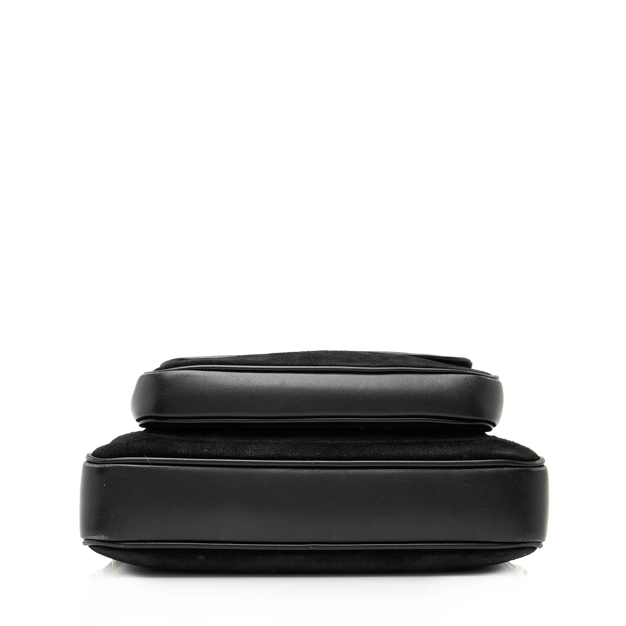 Gucci Suede Interlocking G Morpheus Messenger Bag (SHF-23645)