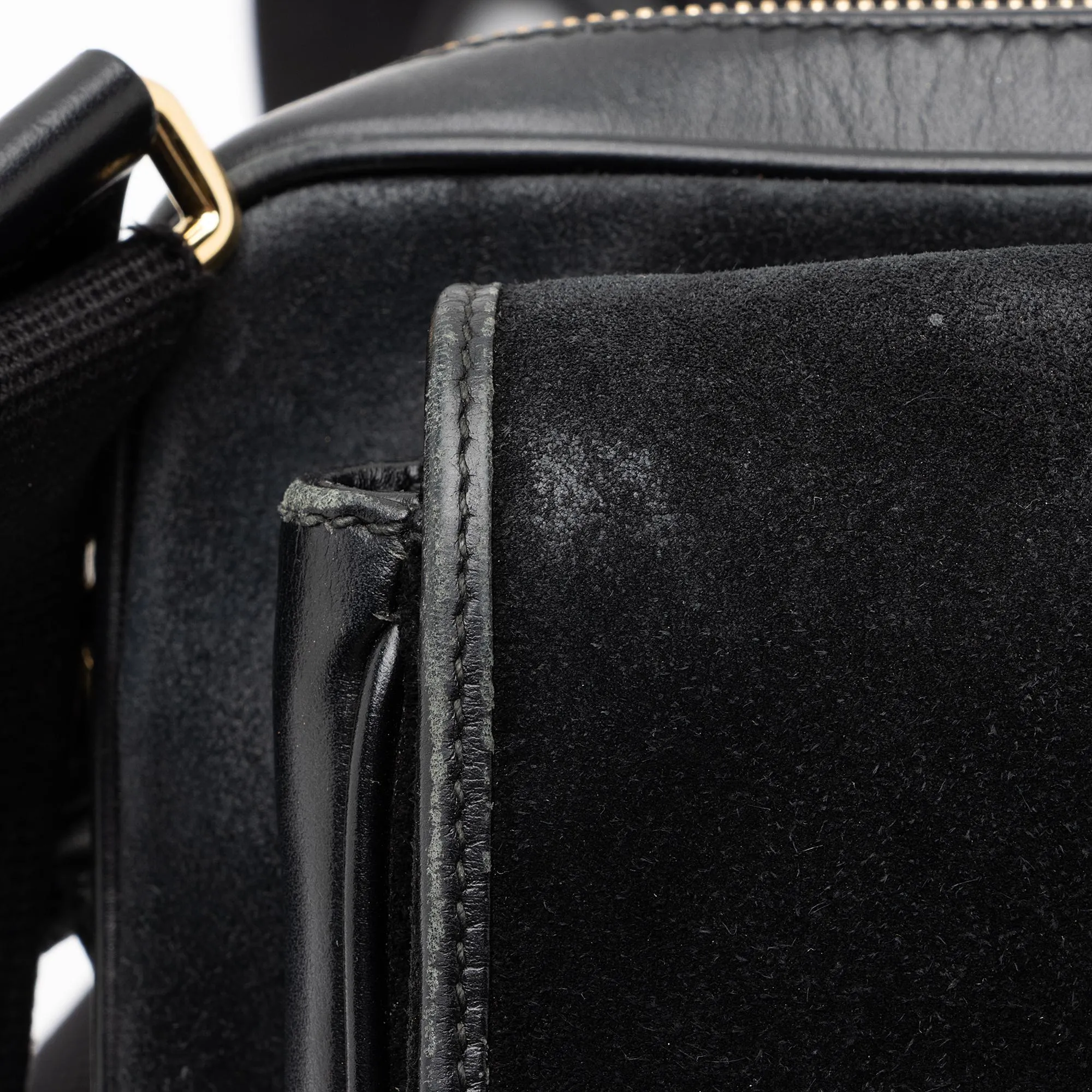 Gucci Suede Interlocking G Morpheus Messenger Bag (SHF-23645)