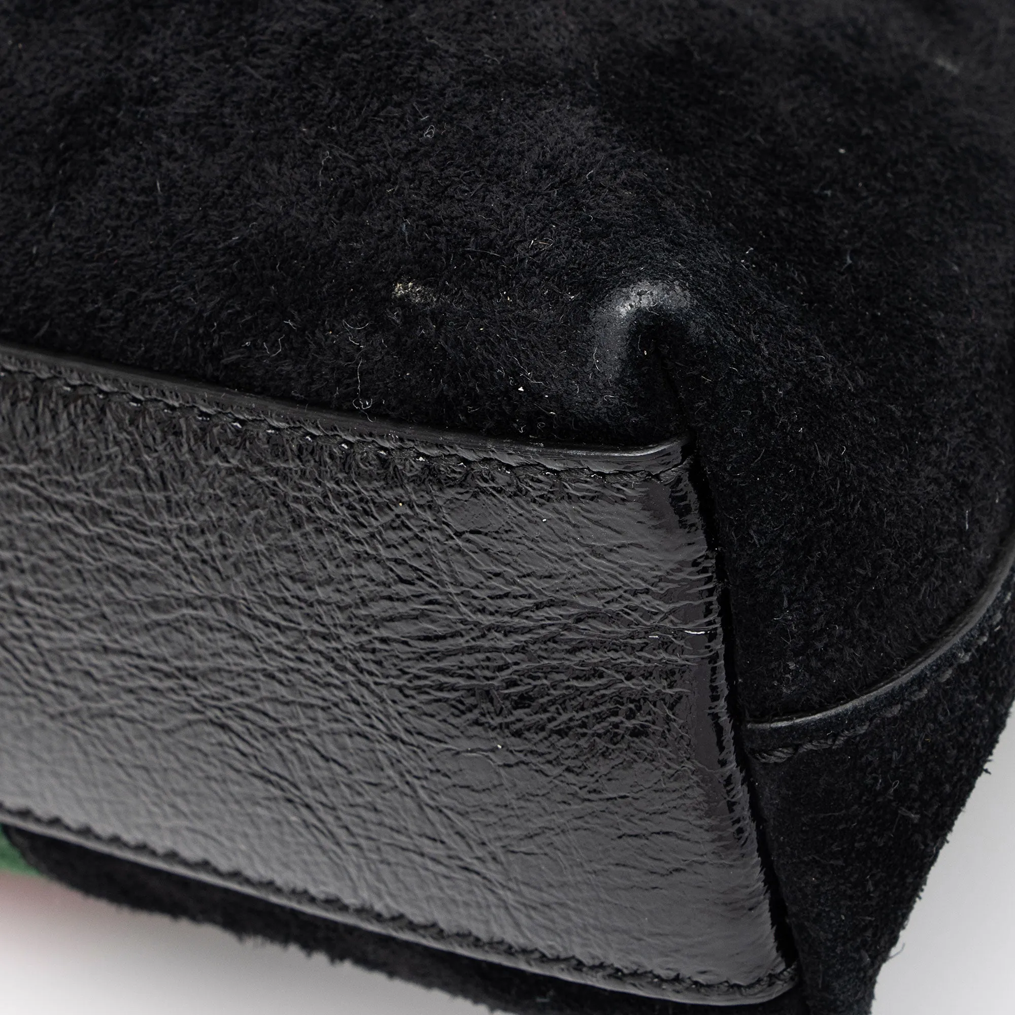 Gucci Suede Ophidia Dome Small Shoulder Bag (SHF-CFe9gy)