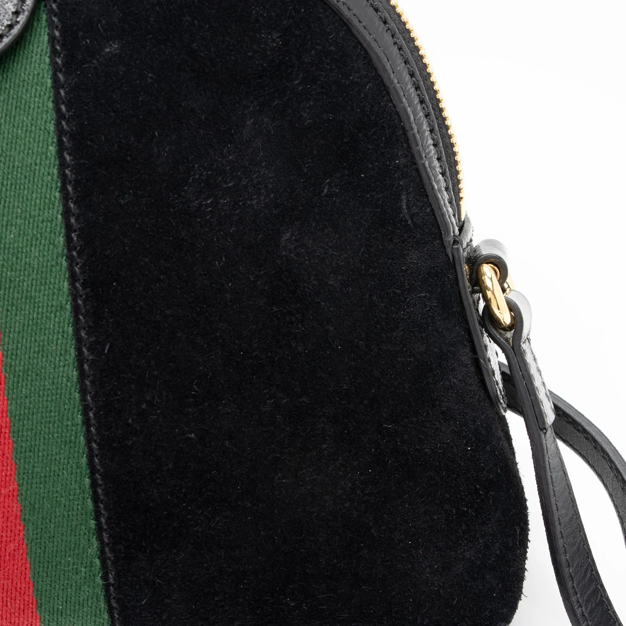 Gucci Suede Ophidia Dome Small Shoulder Bag (SHF-CFe9gy)