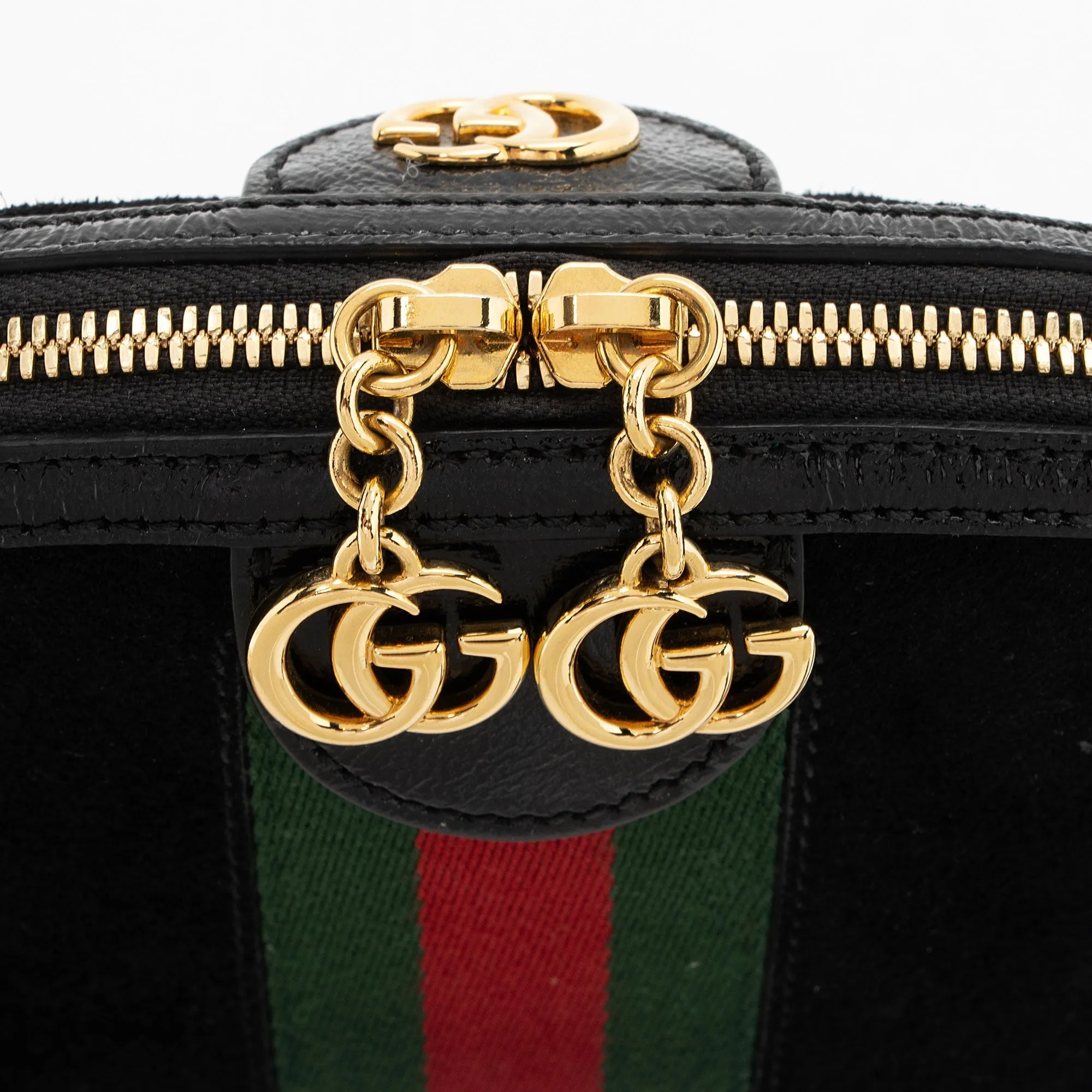 Gucci Suede Ophidia Dome Small Shoulder Bag (SHF-CFe9gy)