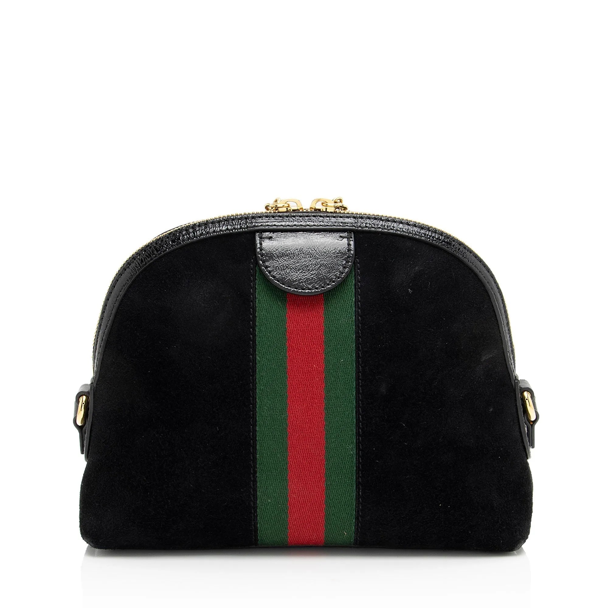 Gucci Suede Ophidia Dome Small Shoulder Bag (SHF-CFe9gy)