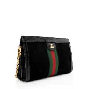 Gucci Suede Ophidia Small Shoulder Bag (SHF-20827)