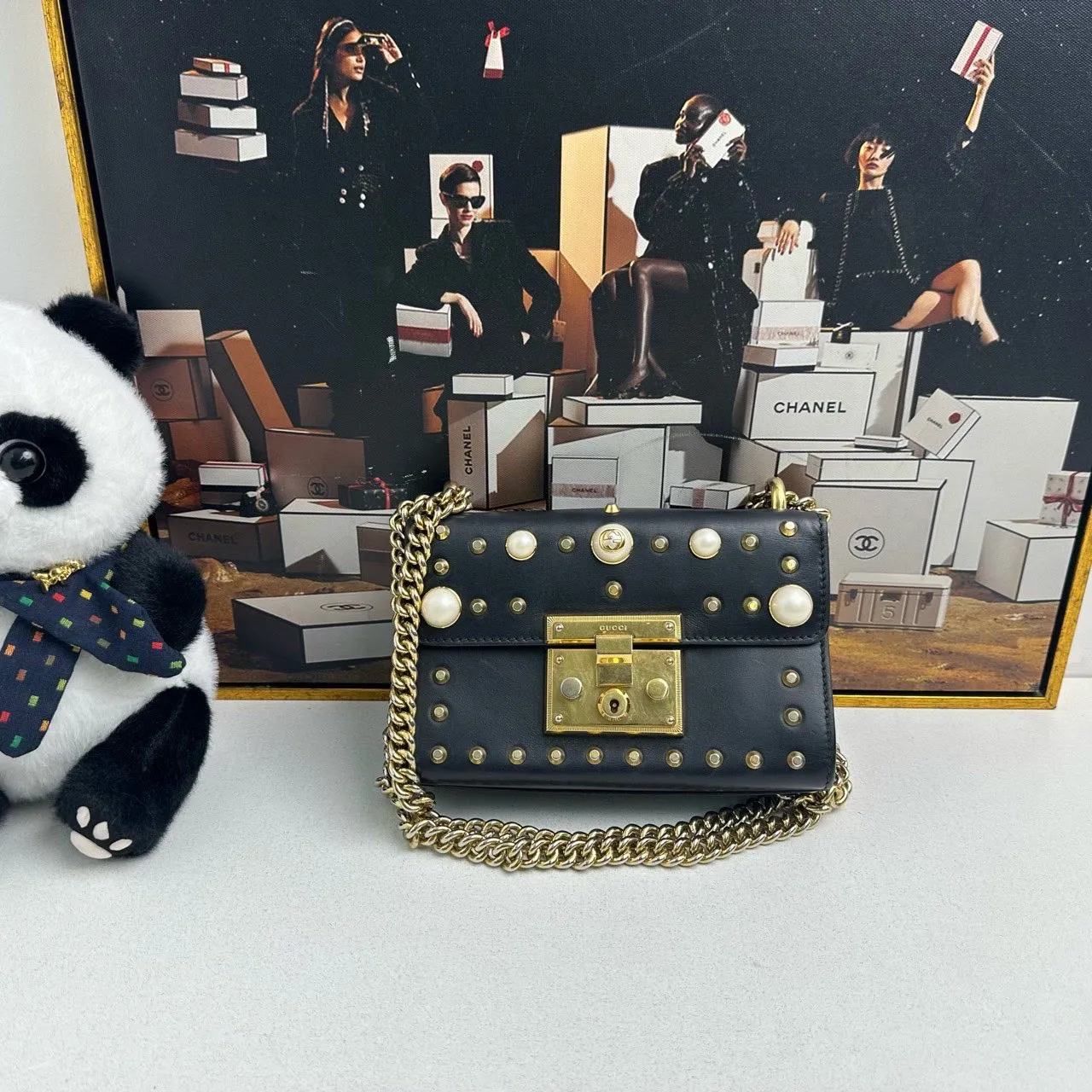 Gucci Sylvie Black Crossbody Bag