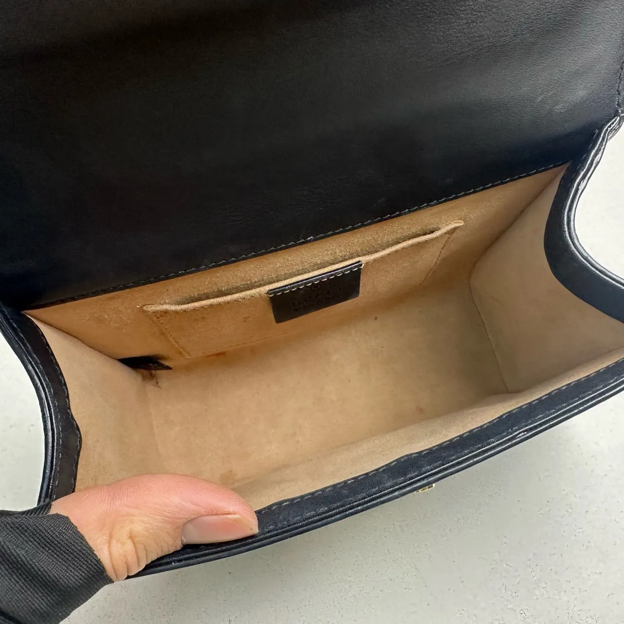 Gucci Sylvie Black Crossbody Bag