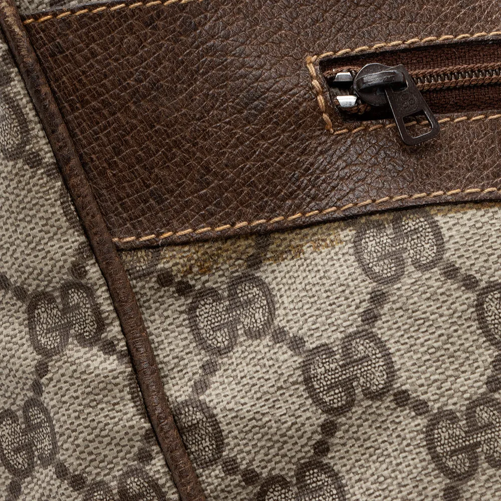 Gucci Vintage GG Plus Web Duffel Bag (SHF-18688)