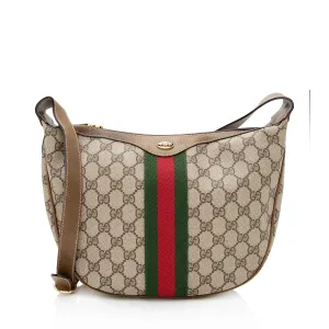 Gucci Vintage GG Plus Web Shoulder Bag - FINAL SALE (SHF-21509)