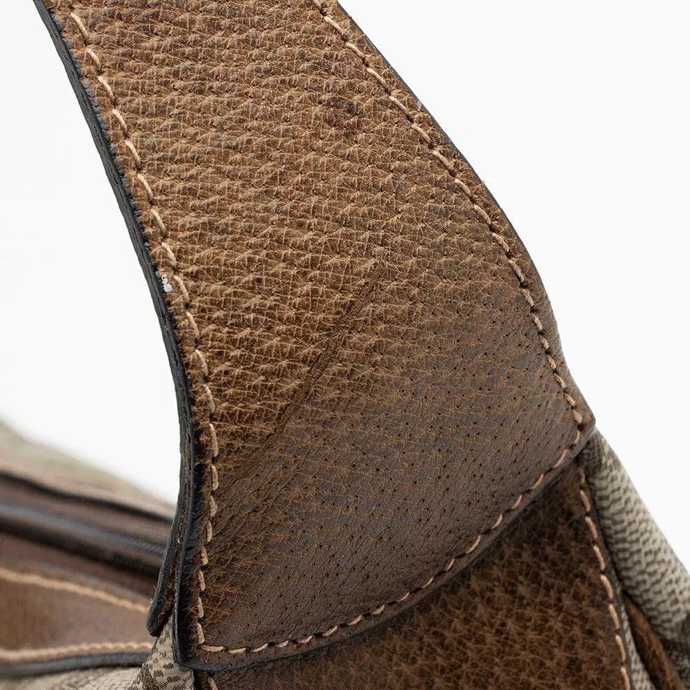 Gucci Vintage GG Plus Web Shoulder Bag - FINAL SALE (SHF-21509)