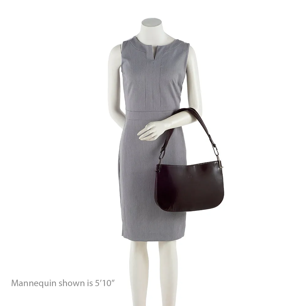 Gucci Vintage Leather Shoulder Bag - FINAL SALE (SHF-14627)