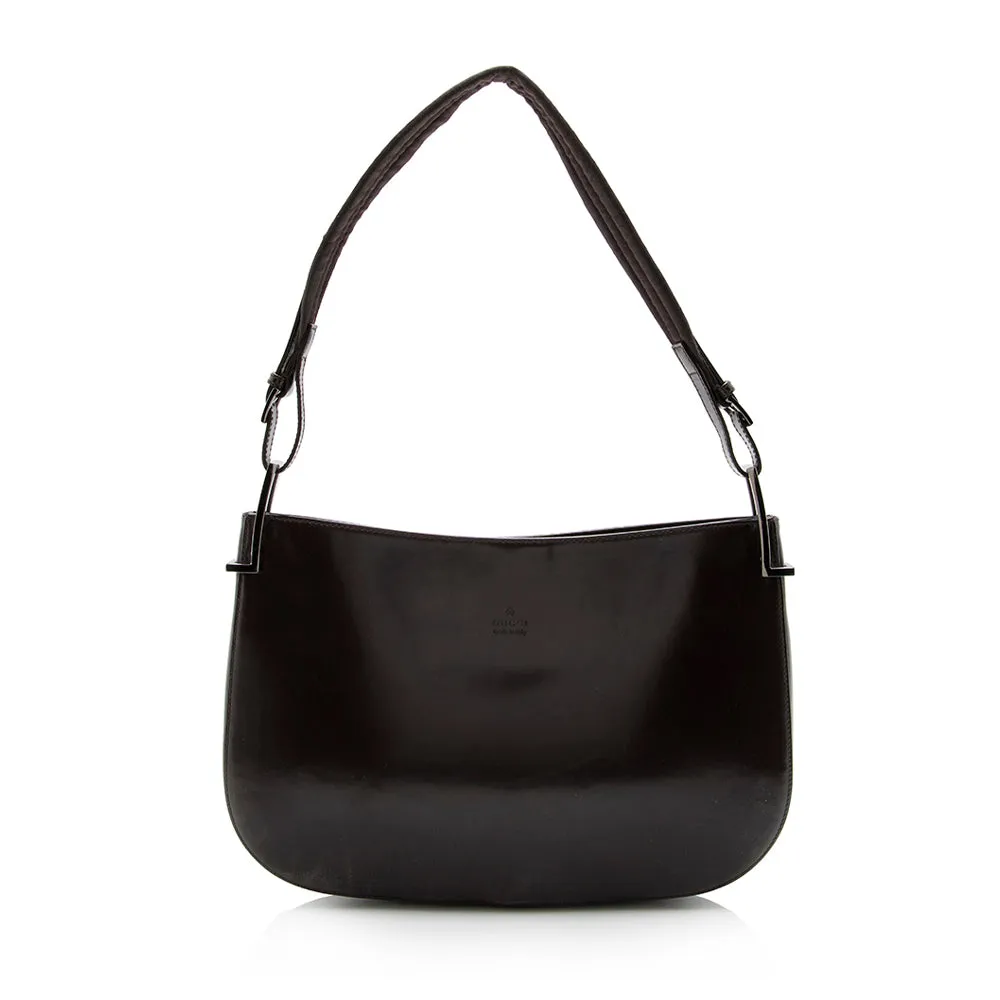 Gucci Vintage Leather Shoulder Bag - FINAL SALE (SHF-14627)