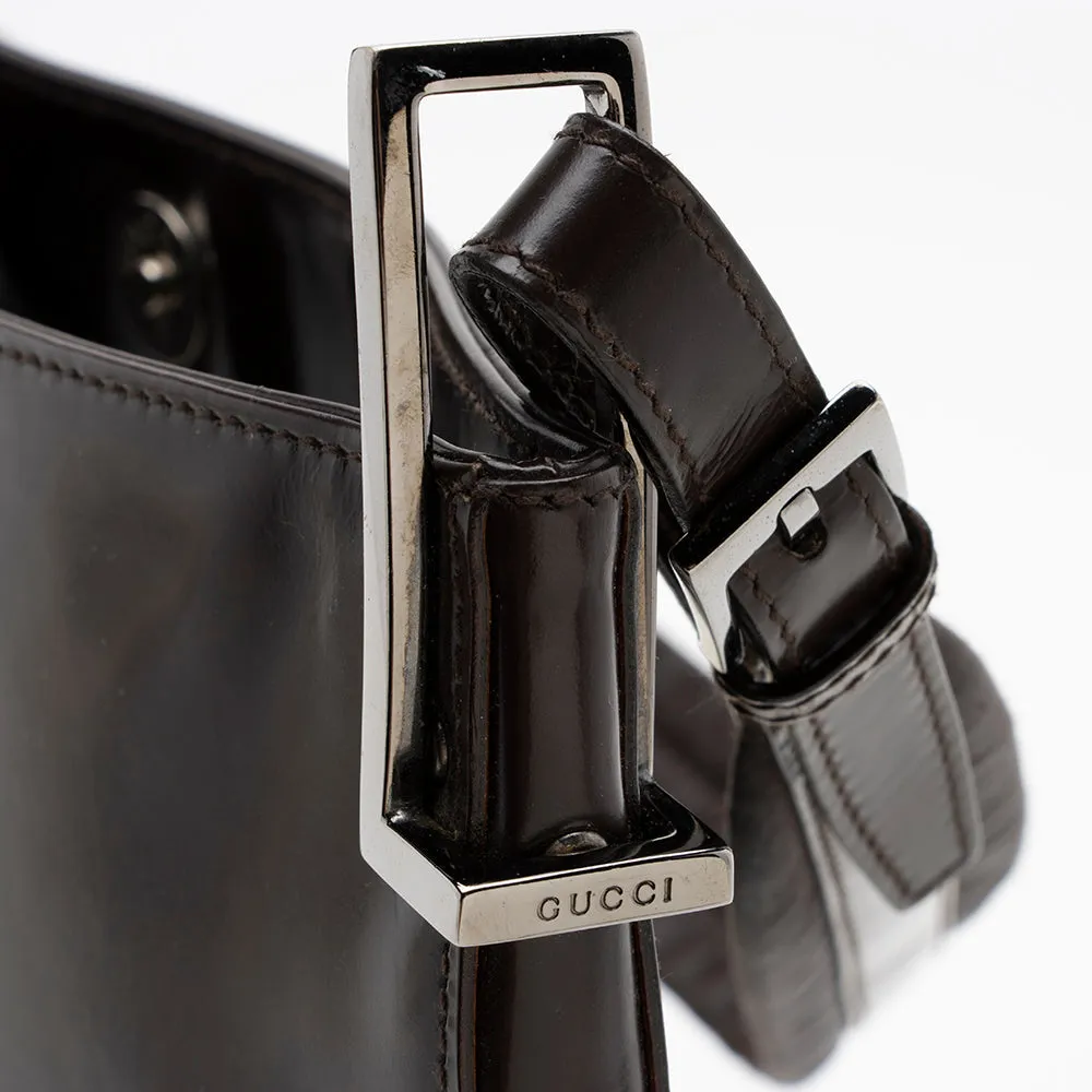 Gucci Vintage Leather Shoulder Bag - FINAL SALE (SHF-14627)