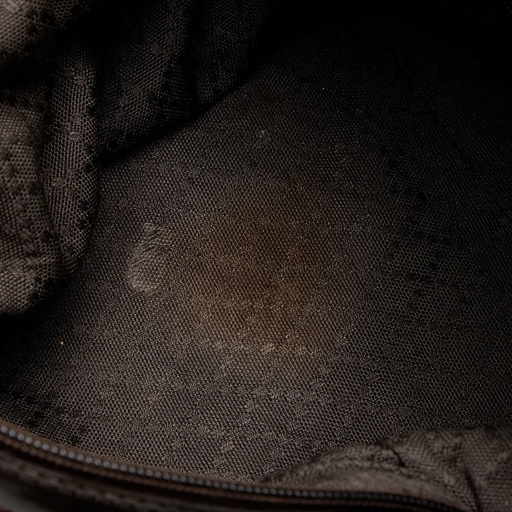 Gucci Vintage Nylon Bamboo Shoulder Bag - FINAL SALE (SHF-19746)