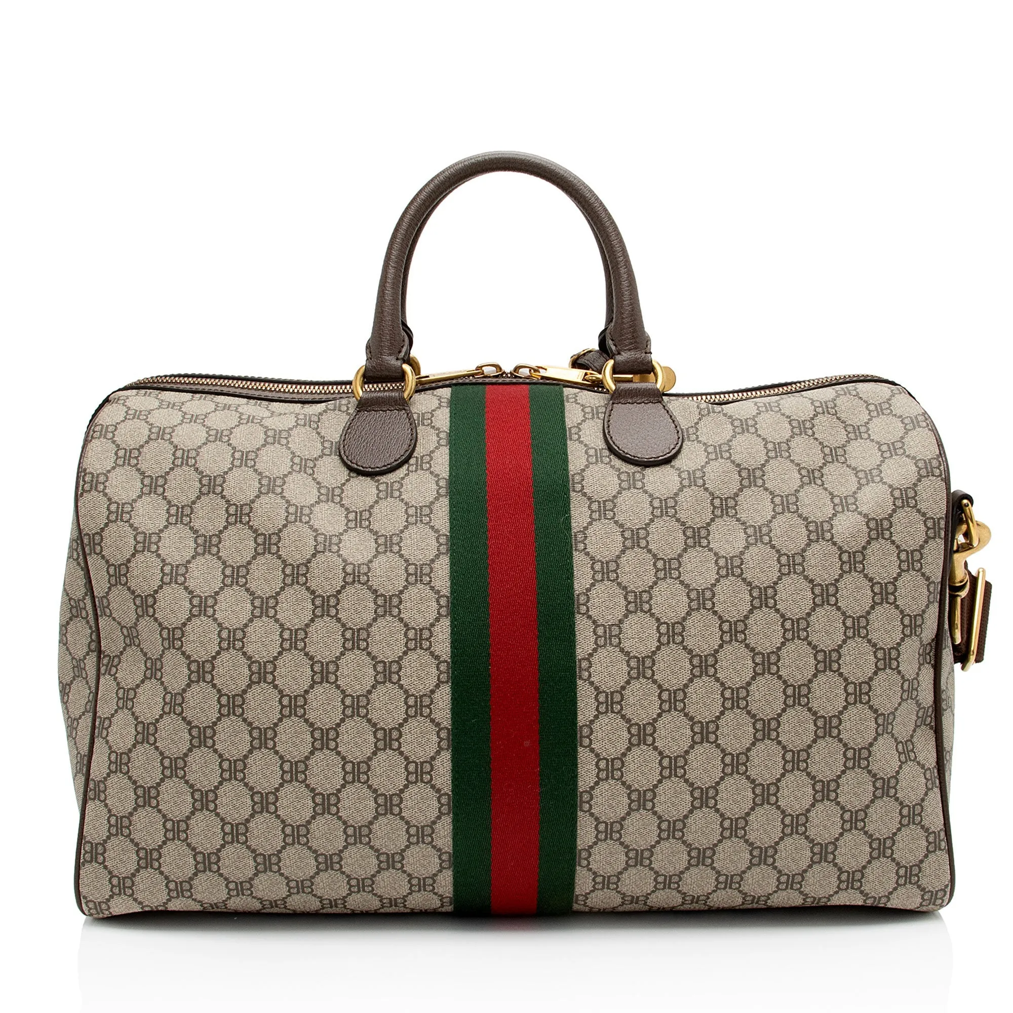 Gucci x Balenciaga GG Supreme The Hacker Project Graffiti Duffle Bag (SHF-qGpKTv)