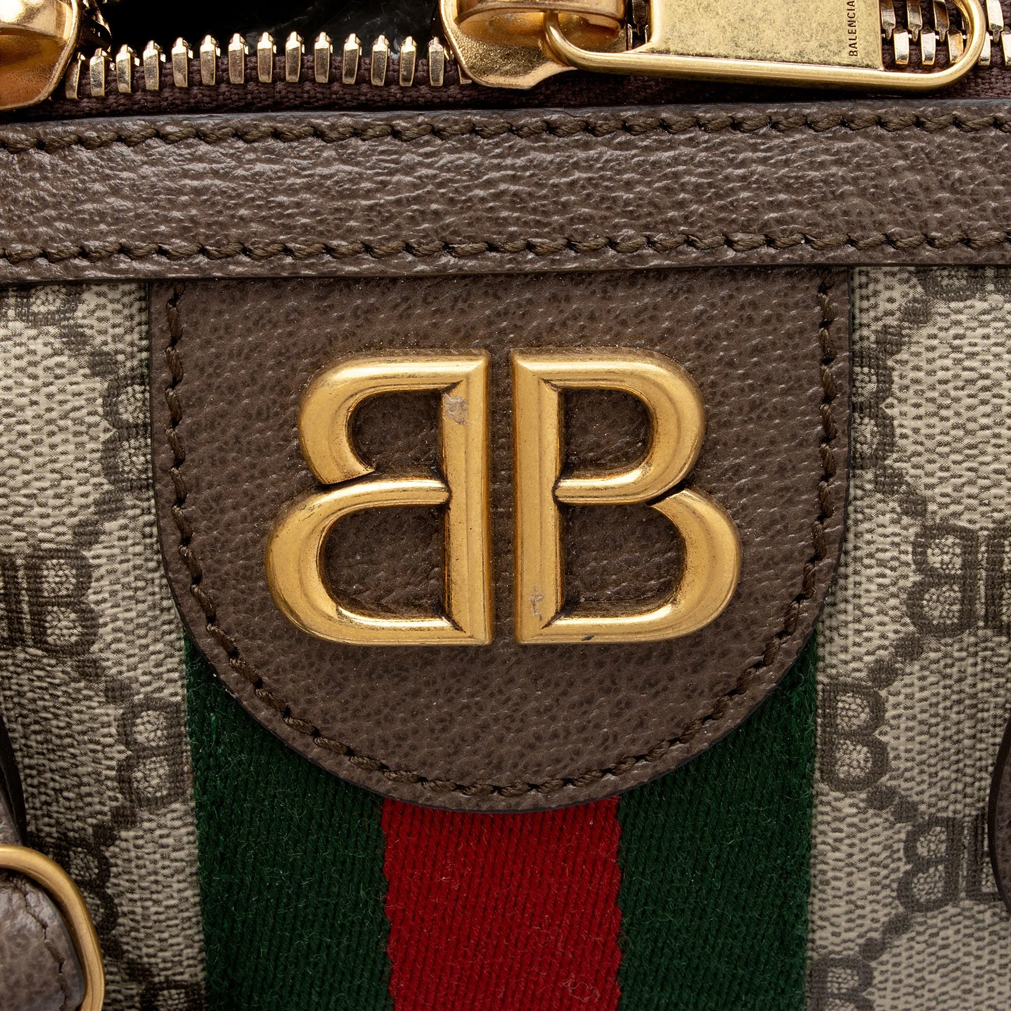 Gucci x Balenciaga GG Supreme The Hacker Project Graffiti Duffle Bag (SHF-qGpKTv)