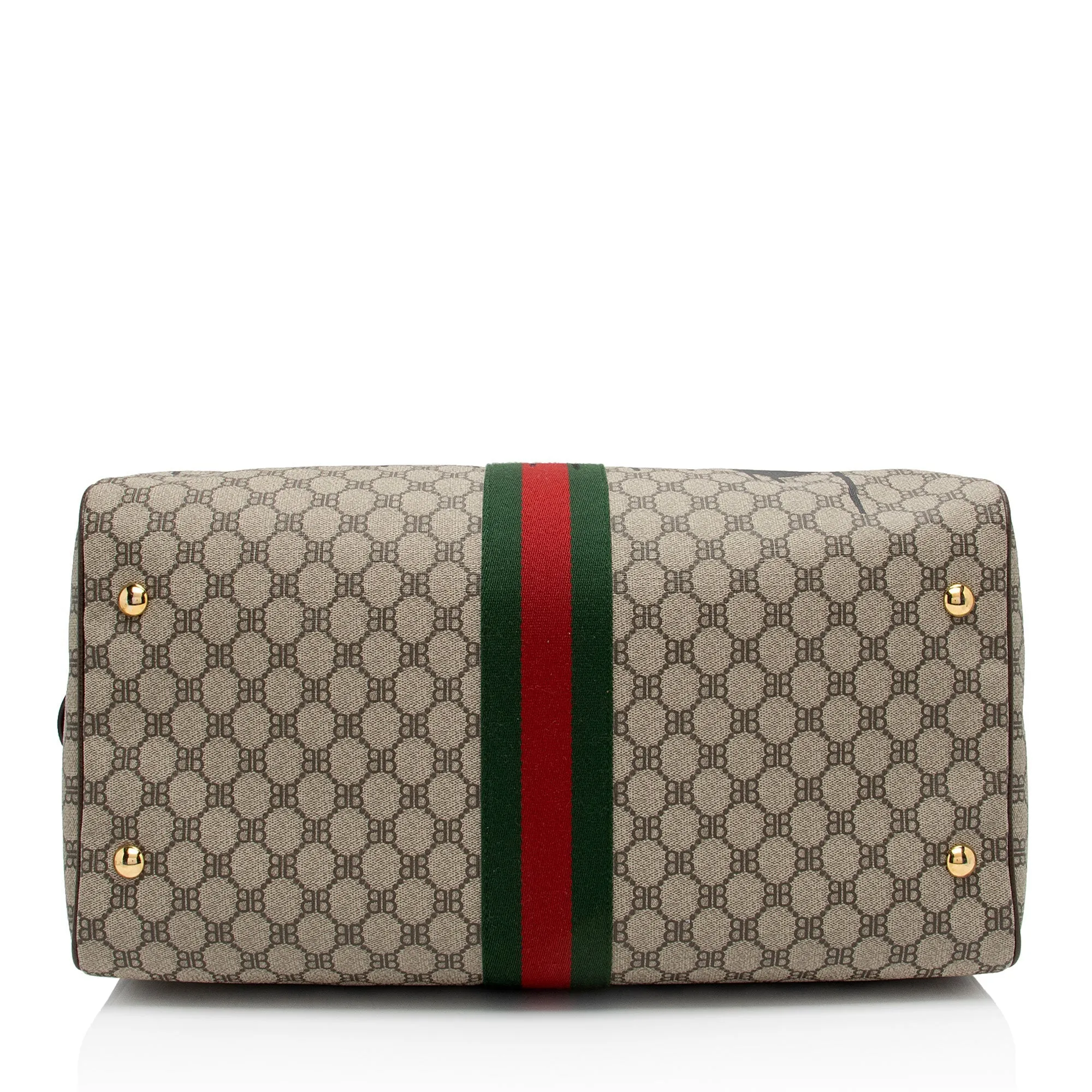 Gucci x Balenciaga GG Supreme The Hacker Project Graffiti Duffle Bag (SHF-qGpKTv)