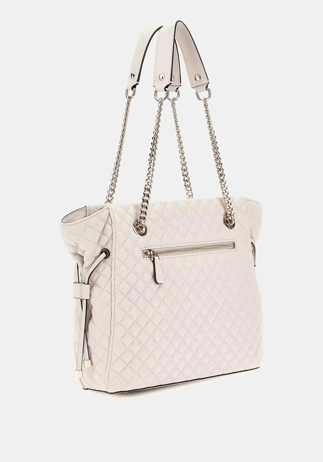 Guess Eco Rianee Quilted Tote Bag, Stone