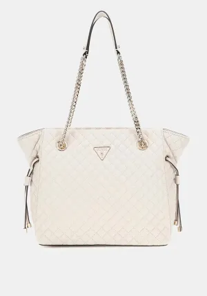 Guess Eco Rianee Quilted Tote Bag, Stone
