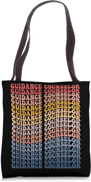 Guidance Counselor Groovy Retro Tote Bag