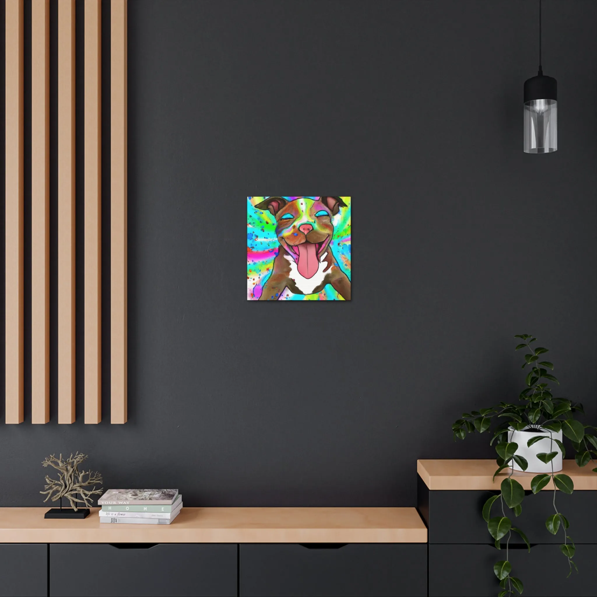 Gustaf D'Royaume - Pitbull Puppy - Canvas