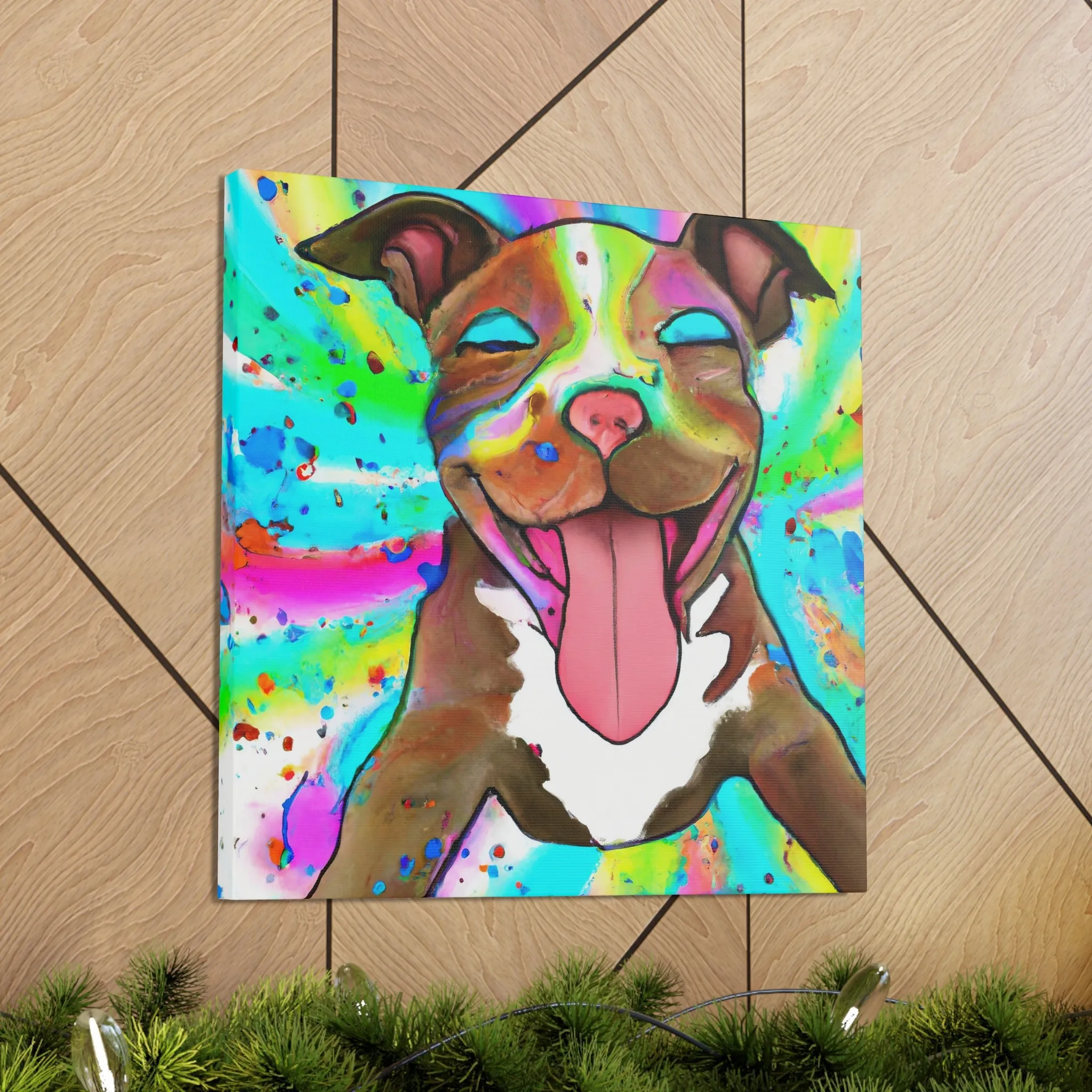 Gustaf D'Royaume - Pitbull Puppy - Canvas