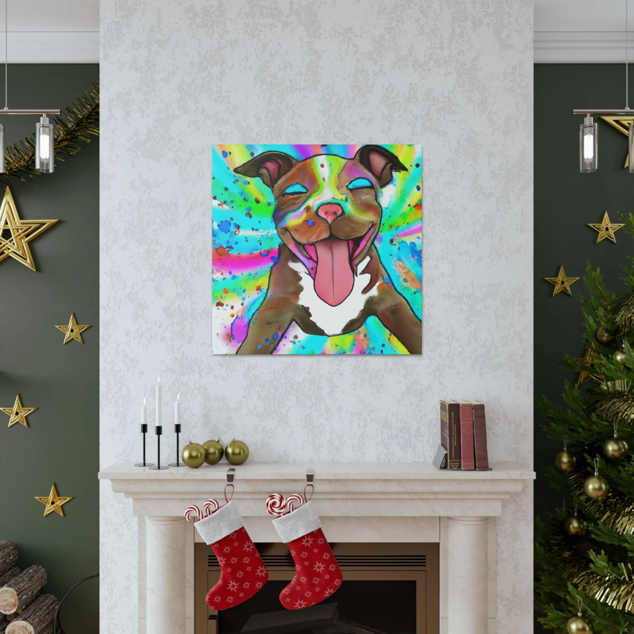 Gustaf D'Royaume - Pitbull Puppy - Canvas