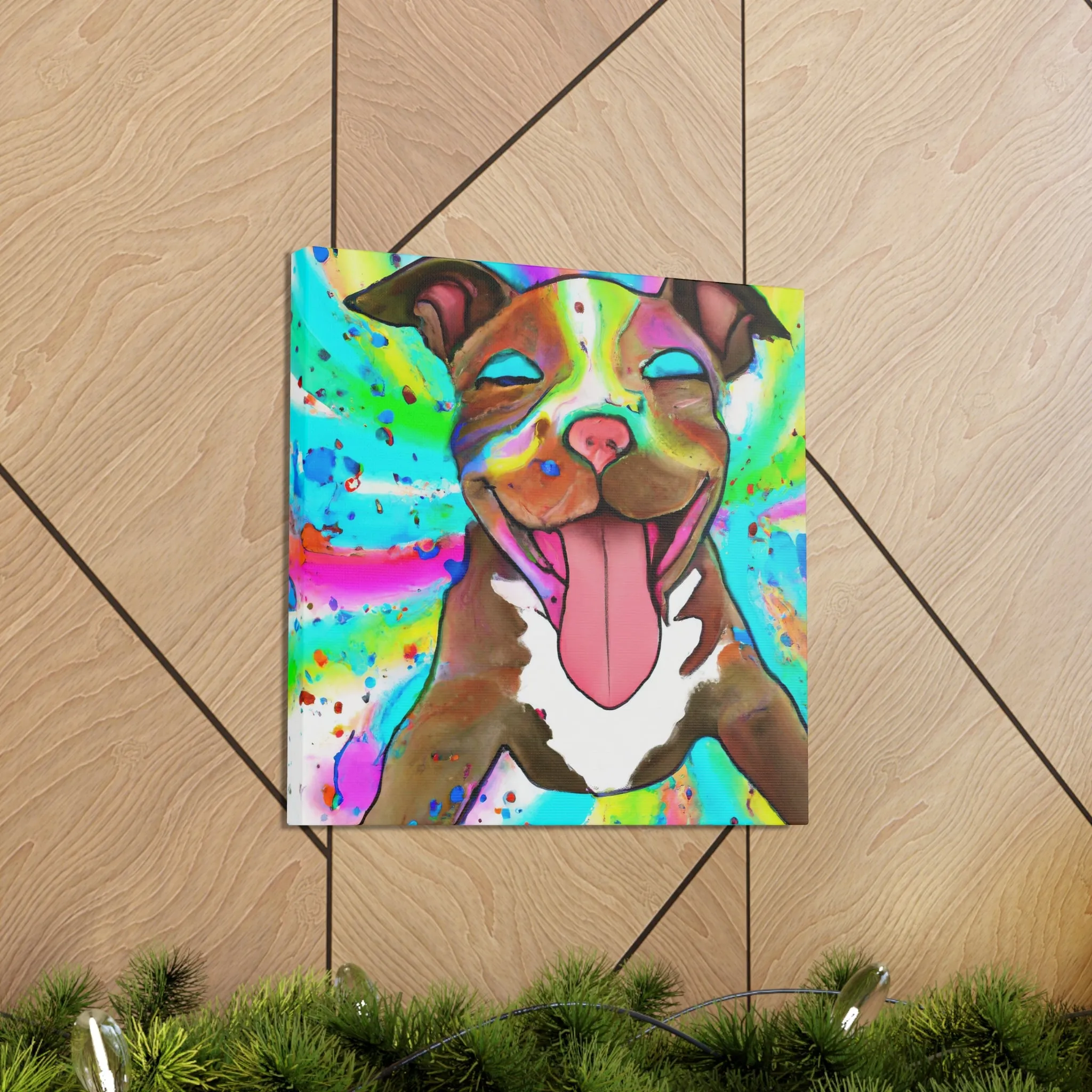 Gustaf D'Royaume - Pitbull Puppy - Canvas