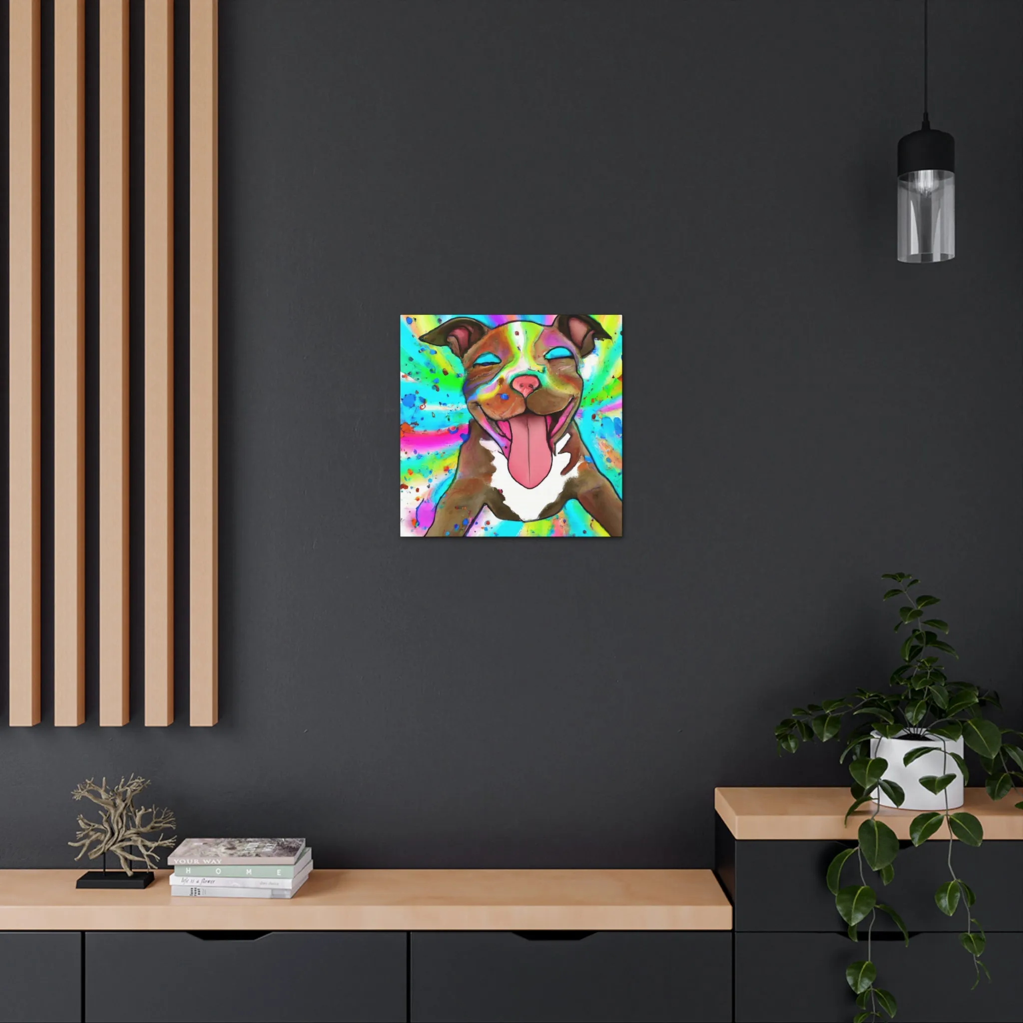Gustaf D'Royaume - Pitbull Puppy - Canvas