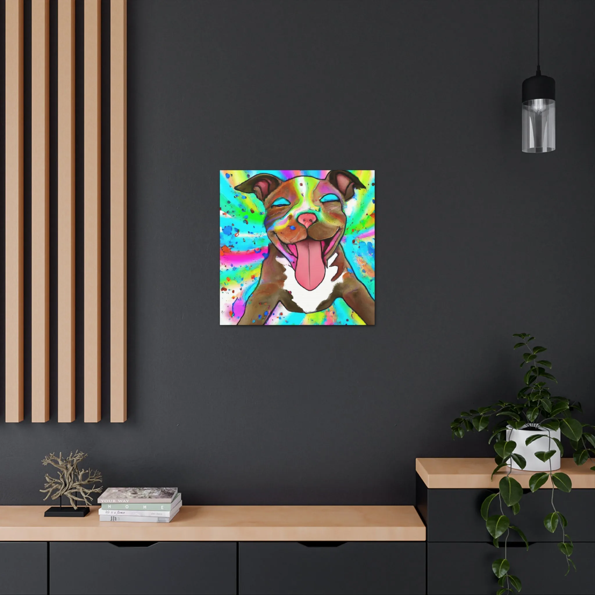 Gustaf D'Royaume - Pitbull Puppy - Canvas