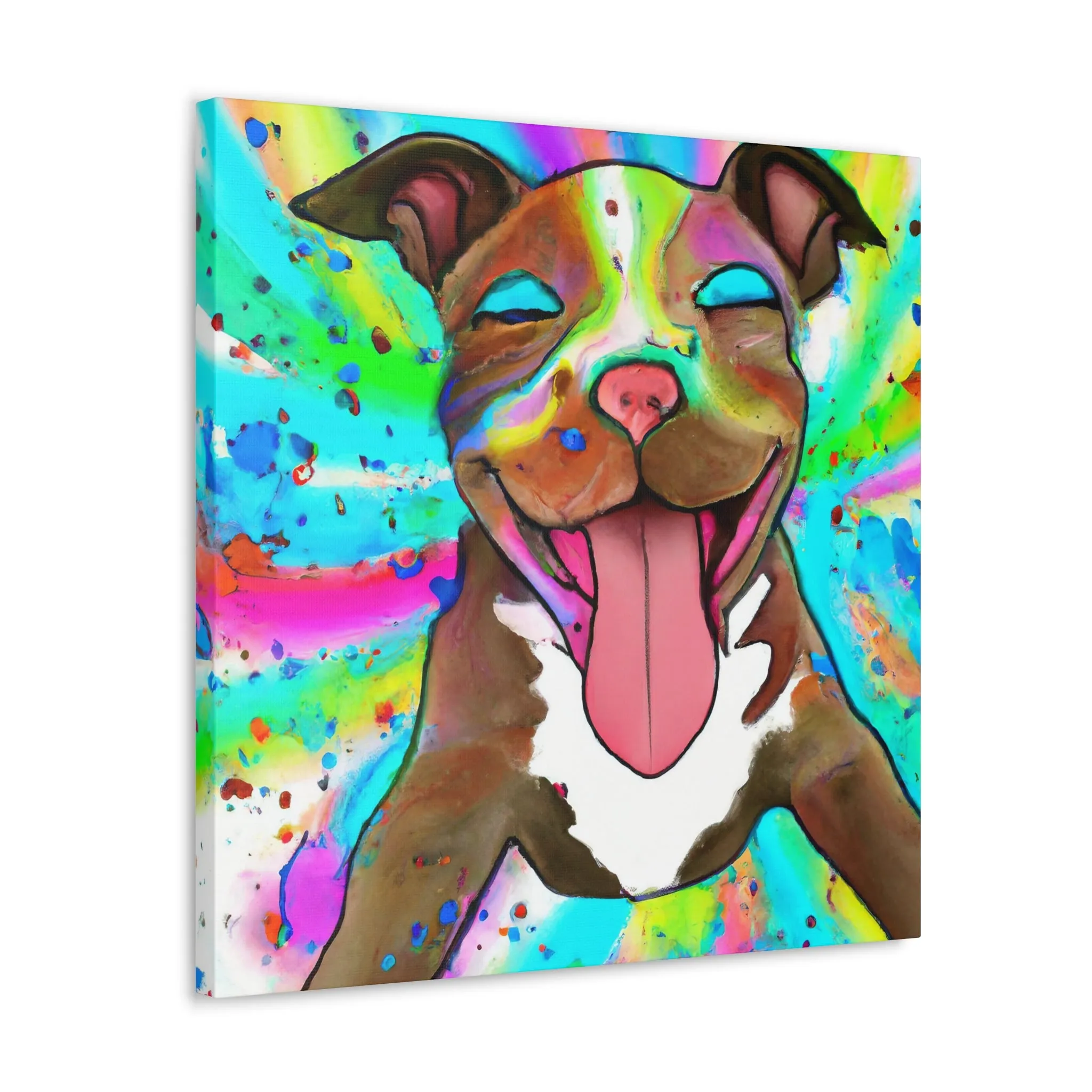 Gustaf D'Royaume - Pitbull Puppy - Canvas