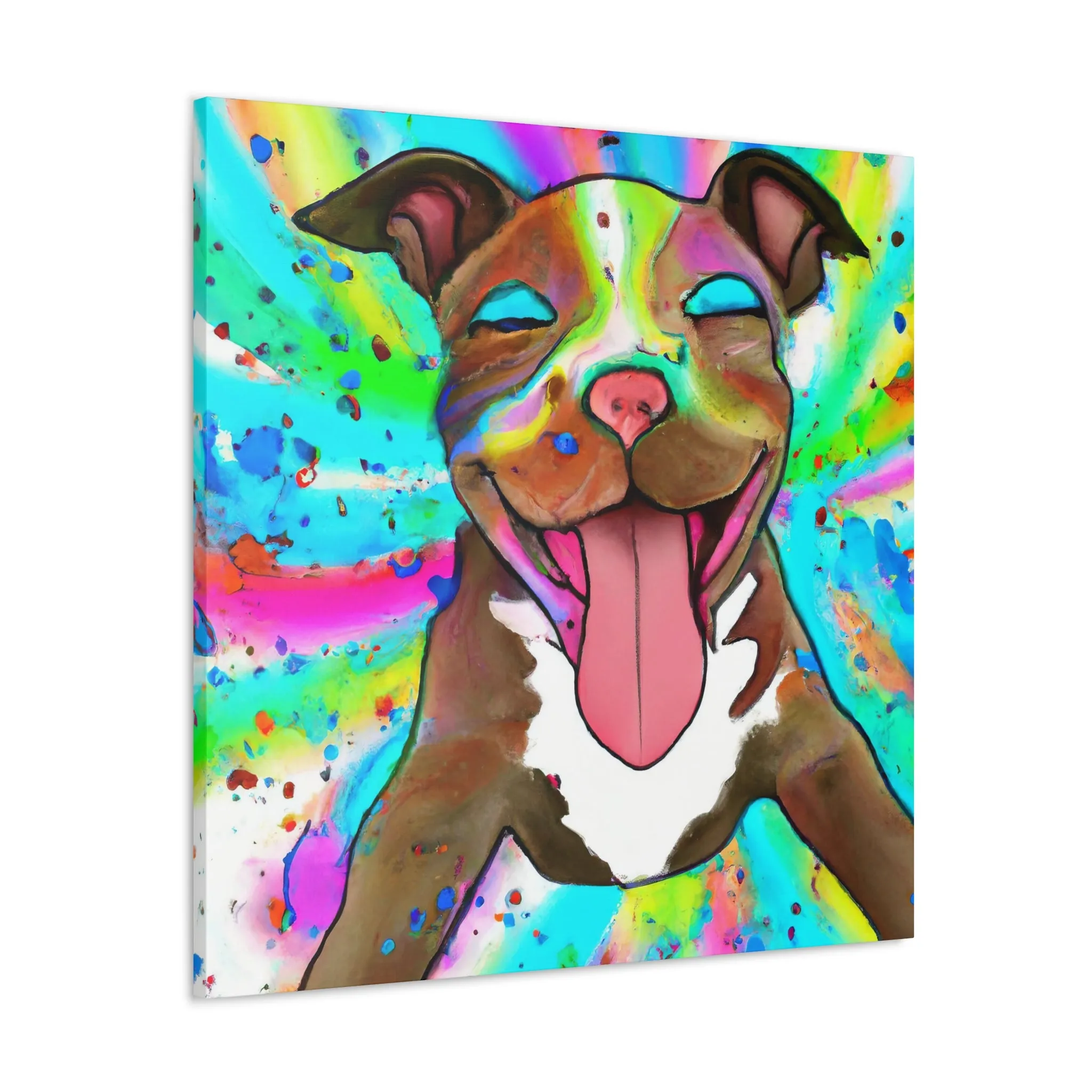 Gustaf D'Royaume - Pitbull Puppy - Canvas