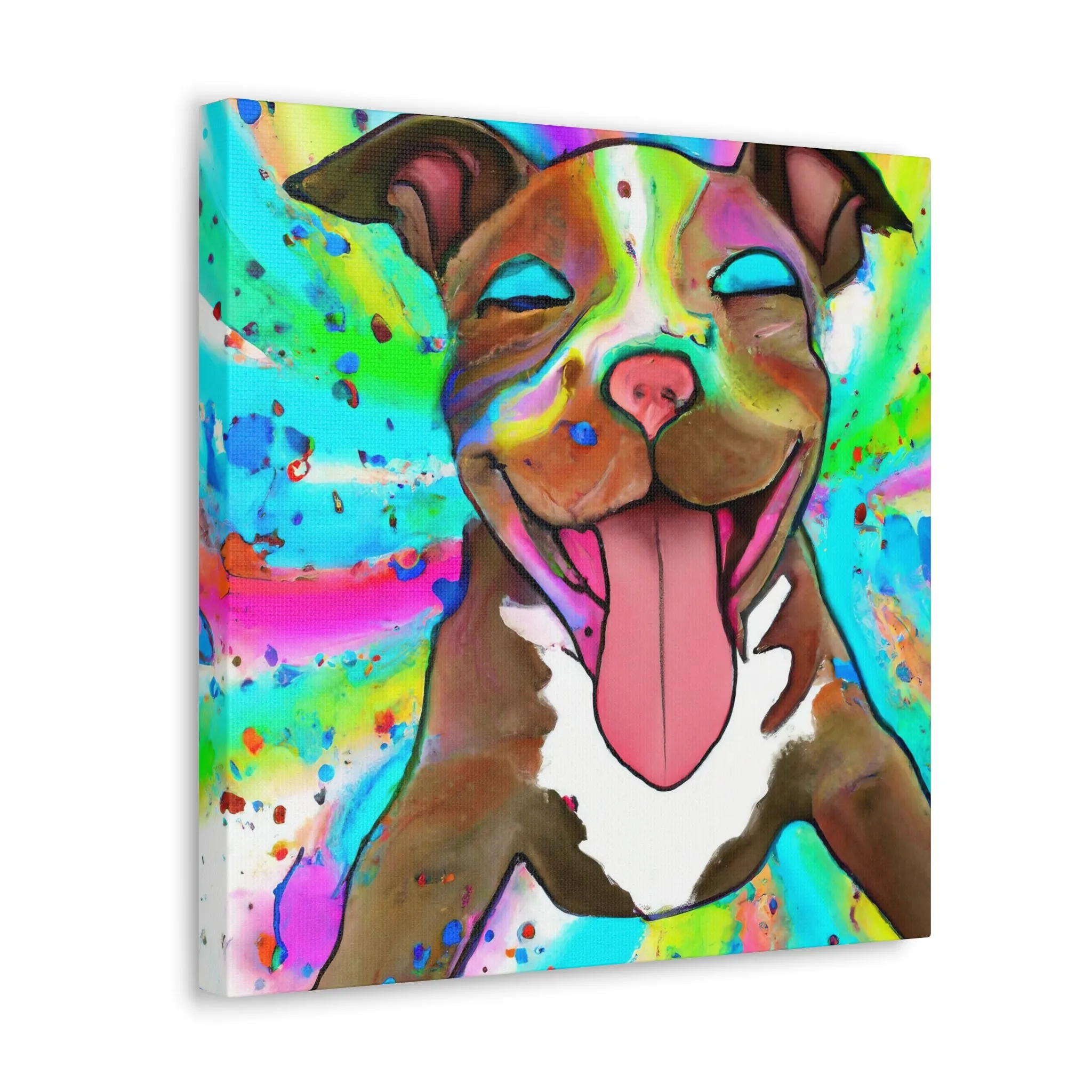 Gustaf D'Royaume - Pitbull Puppy - Canvas