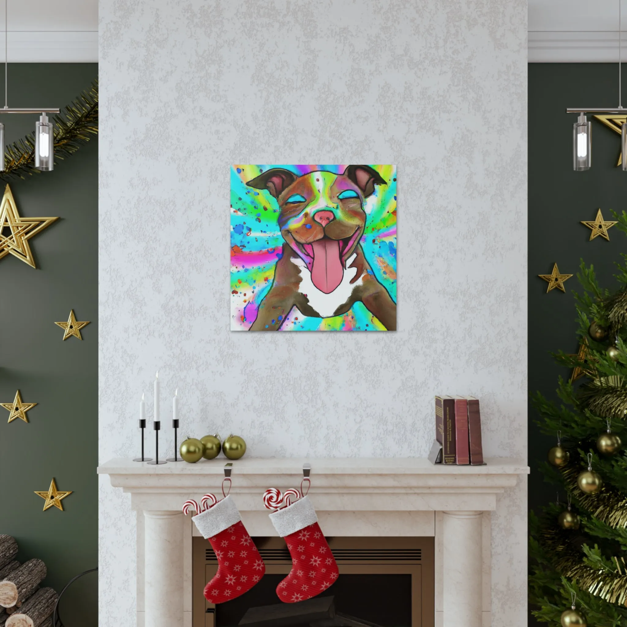 Gustaf D'Royaume - Pitbull Puppy - Canvas