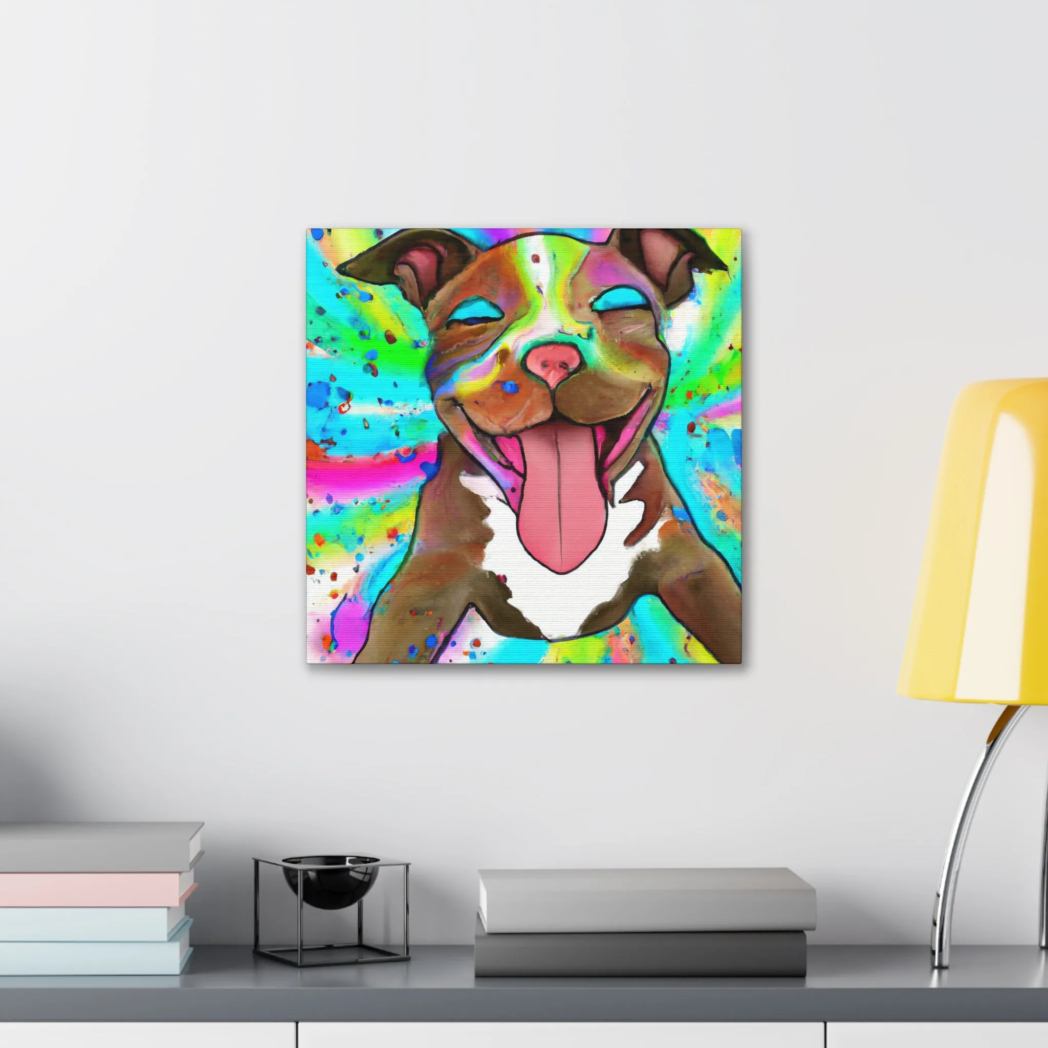 Gustaf D'Royaume - Pitbull Puppy - Canvas