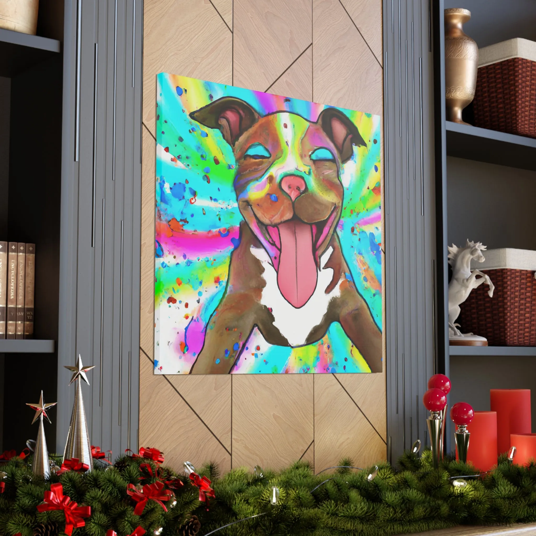 Gustaf D'Royaume - Pitbull Puppy - Canvas