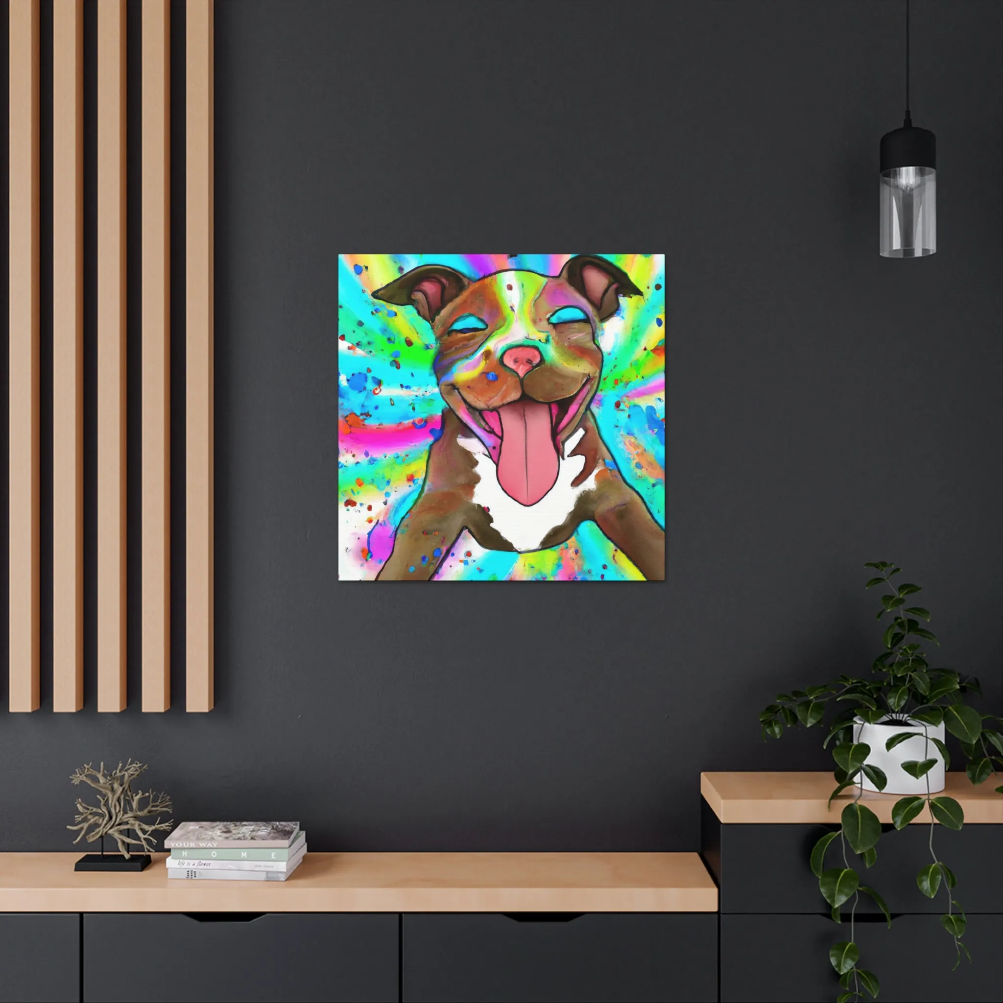 Gustaf D'Royaume - Pitbull Puppy - Canvas