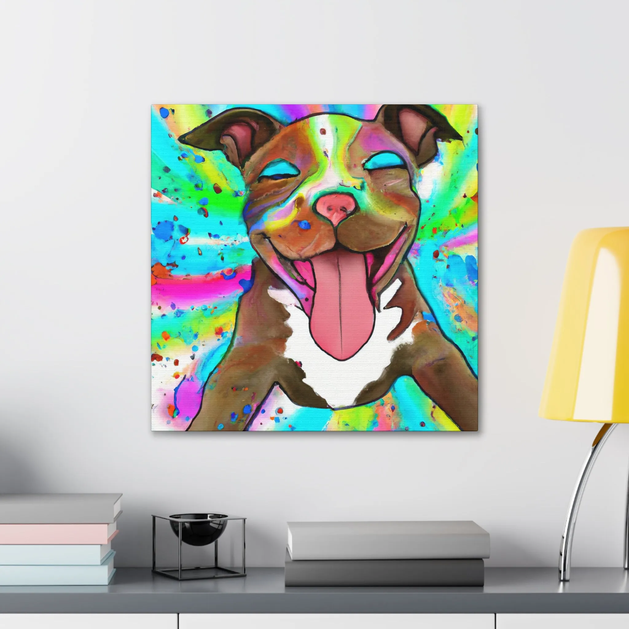 Gustaf D'Royaume - Pitbull Puppy - Canvas