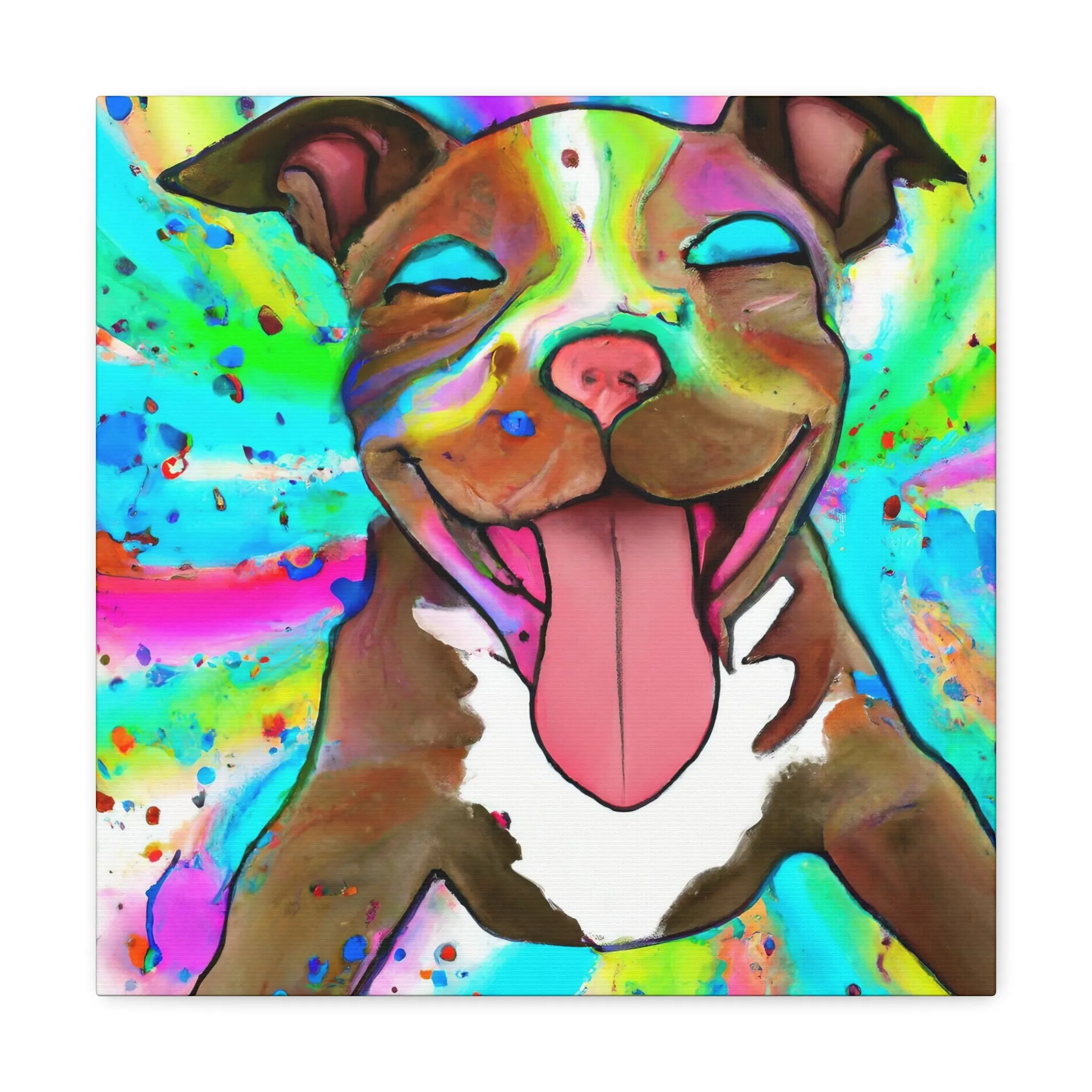 Gustaf D'Royaume - Pitbull Puppy - Canvas